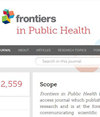 Frontiers In Public Health期刊封面